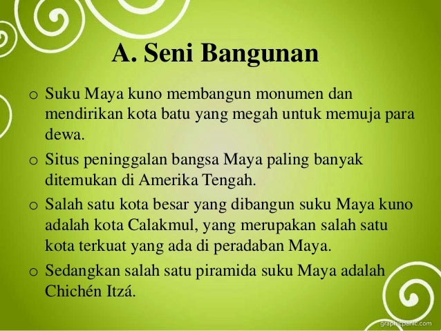 Sejarah - Peradaban Suku Bangsa Maya