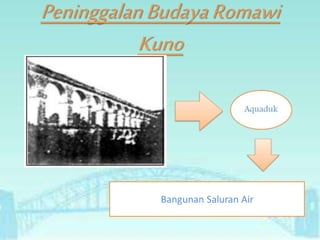 PeninggalanBudayaRomawi
Kuno
 