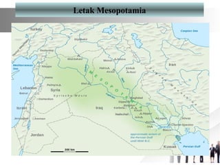 Letak Mesopotamia
 