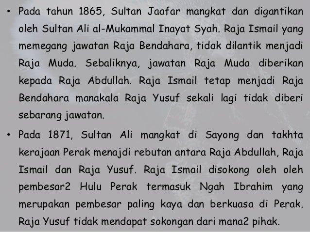 Cara Peluasan Kuasa Di Perak