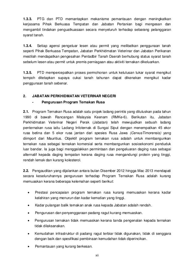 Laporan Ketua Audit Negara Negeri Perak Siri 2