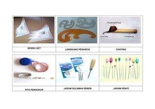 Contoh Gambar Alatan Dan Bahan Seni