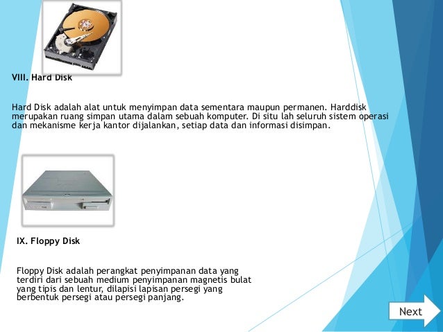 Peralatan Proses Data Pada Pc