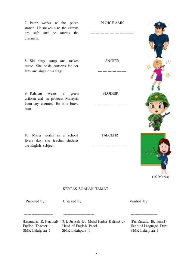 Peralihan exam paper