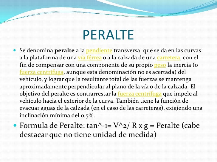 Peralte