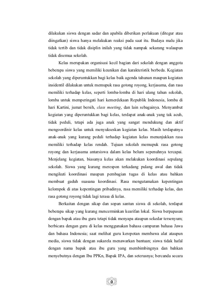 Peran wali-kelas dlm membentuk karakter siswa