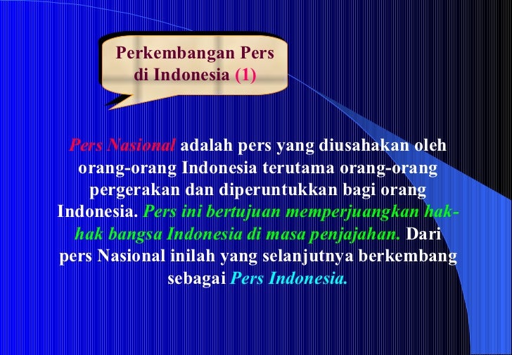 Peranan Pers P Kn X I I S M A