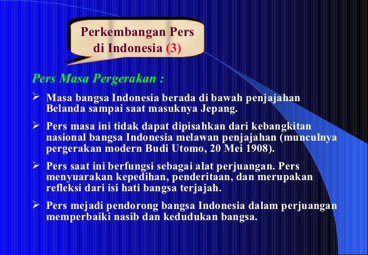 Peranan Pers P Kn X I I S M A