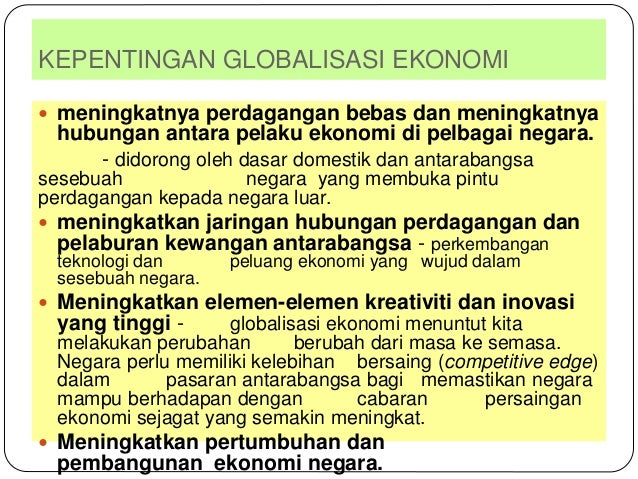 Peranan aswaja dalam menangani globalisasi ekonomi