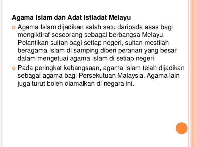 Peranan Agama Dalam Perpaduan Di Malaysia