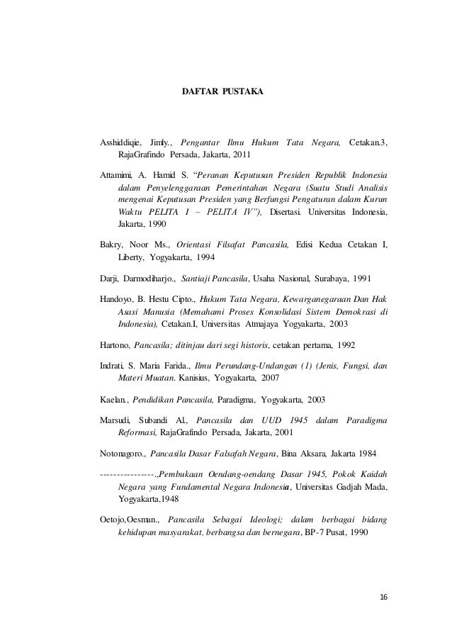 Peranan Filsafat Pancasila Sebagai Sumber Hukum Tata Usaha Negara Ide