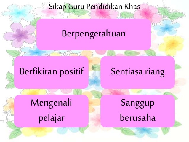 peranan guru pendidikan khas