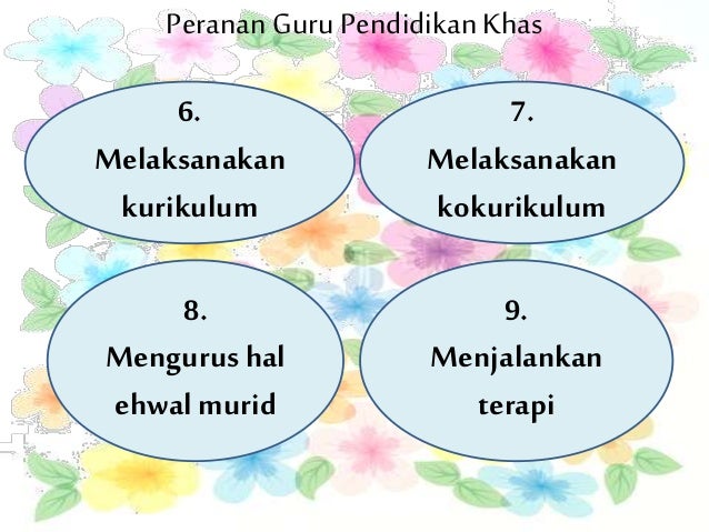 peranan guru pendidikan khas