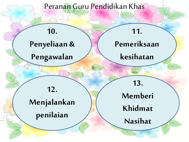 peranan guru pendidikan khas