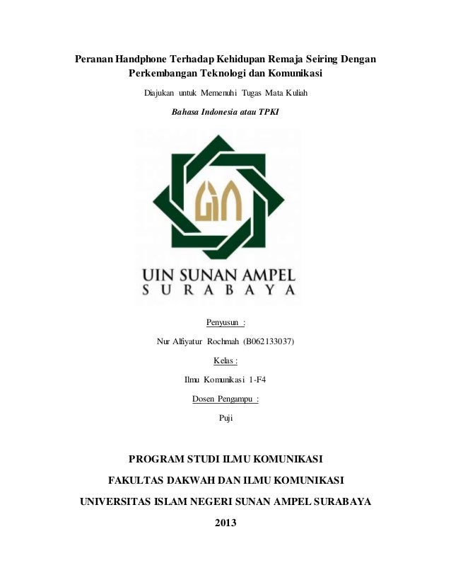 Peranan handphone terhadap kehidupan remaja seiring dengan perkembangu2026