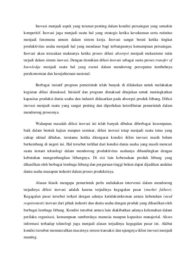 Peranan komunikasi dalam difusi teknologi