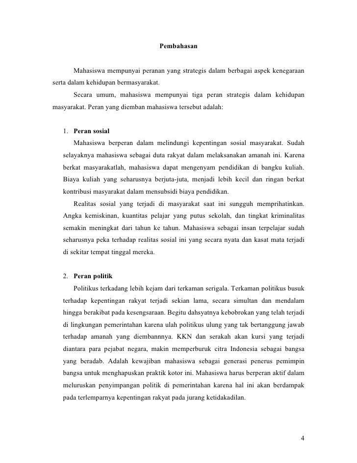 Contoh essay peranan mahasiswa. panajobs.com
