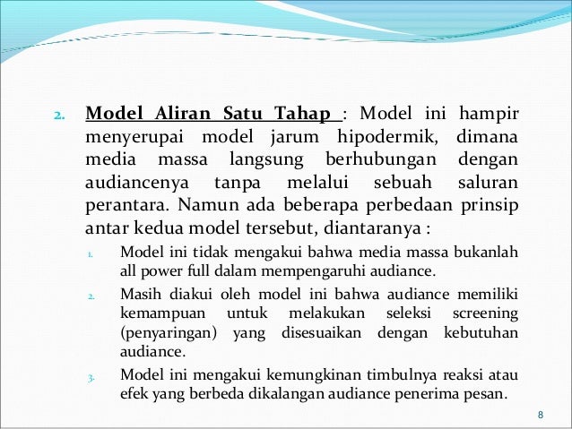 Peranan opinion leader dalam proses komunikasi