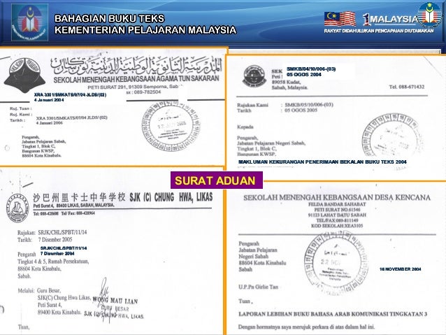 Surat Rasmi Aduan Masalah Bekalan Air - Cangkruk d