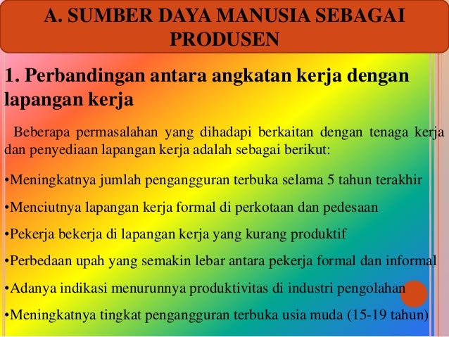 Peranan Sumber Daya Manusia Dalam Pengembangan Pertanian