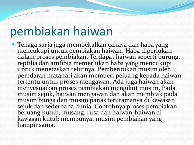 Peranan Tenaga Suria Terhadap Tumbuhan