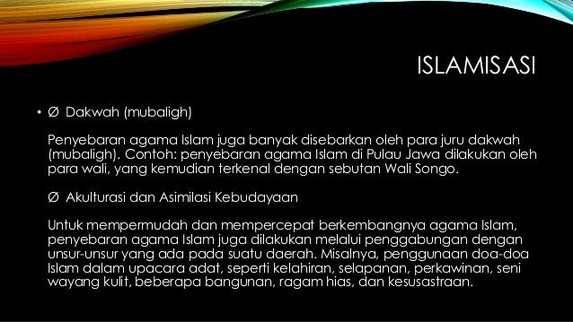Contoh Asimilasi Kebudayaan Islam Di Indonesia - Contoh U