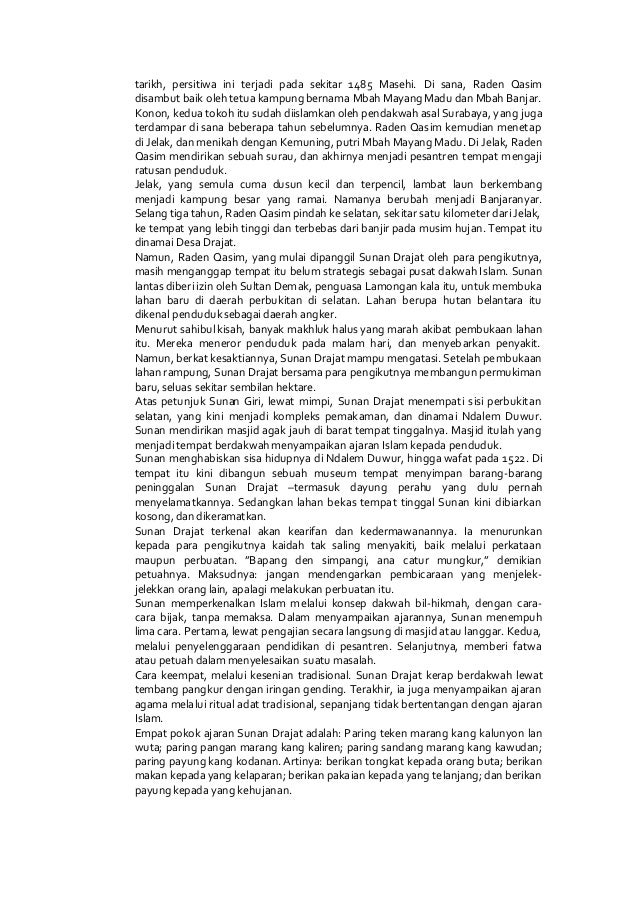 Peranan wali songo Dalam proses islamisasi Indonesia