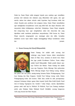 “Memahami Peranan Wali Songo Membangun Peradaban Islam Tanah Jawa”
Halaman 14
Selain itu, Sunan Drajat selalu mengajar kep...