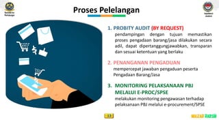 Peran apip inspektorat jenderal dalam pengadaan barang dan jasa ...