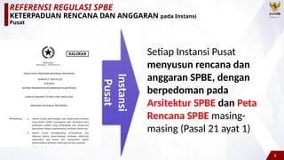 Vector Spbe Peran Arsitektur dan Peta Rencana SPBE dalam Evaluasi Belanja K/L | PPTX