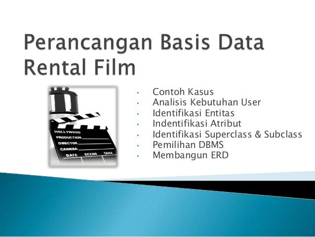 Perancangan Basis Data - Rental Film