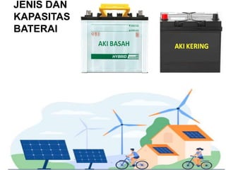JENIS DAN
KAPASITAS
BATERAI
 