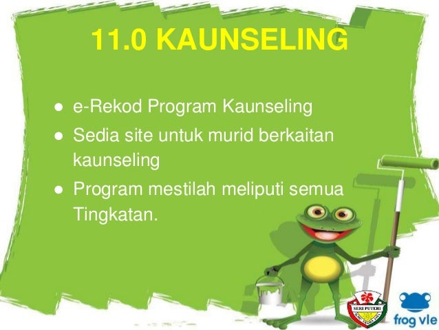 Perancangan Program Pembudayaan Frog Vle