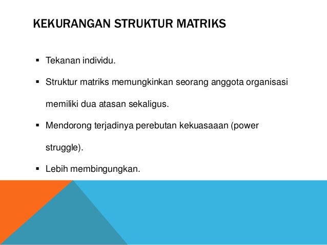 Perancangan struktur organisasi