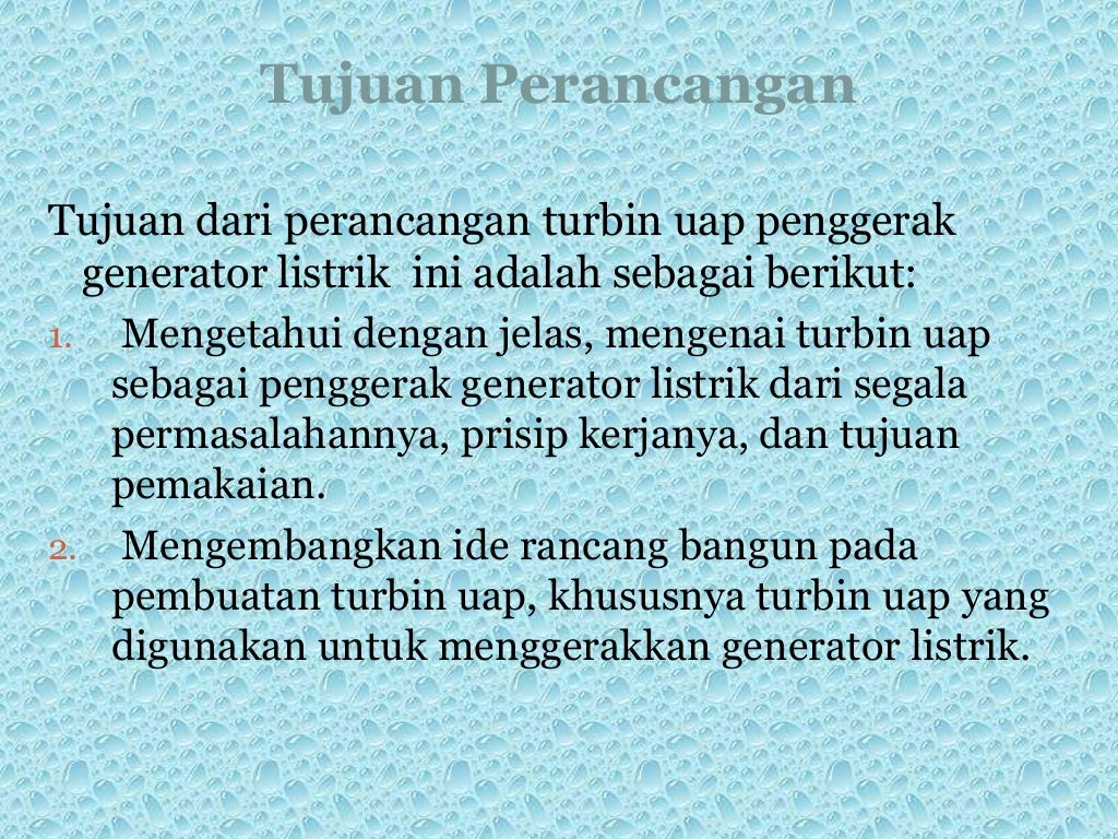Contoh Laporan Turbin Uap