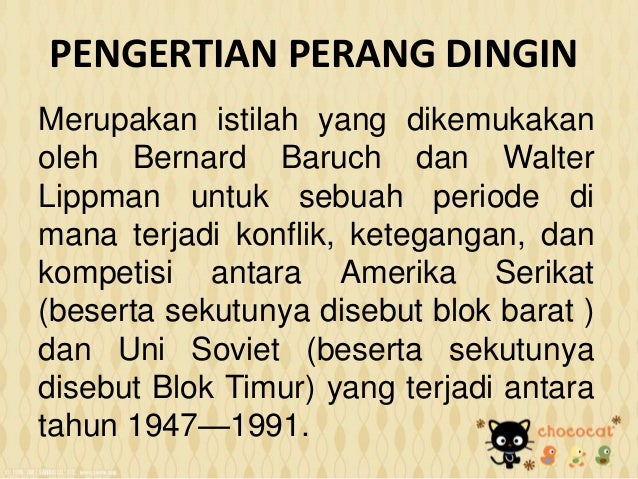 Istilah perang dingin