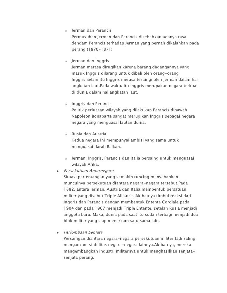 Salah Satu Penyebab Meletusnya Perang Dunia 2 Adalah - Berbagai Sebab