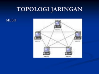 TOPOLOGI JARINGAN
MESH
 