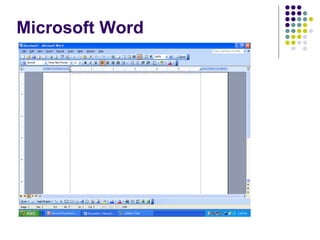 Microsoft Word
 