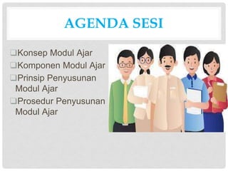 AGENDA SESI
❑Konsep Modul Ajar
❑Komponen Modul Ajar
❑Prinsip Penyusunan
Modul Ajar
❑Prosedur Penyusunan
Modul Ajar
 