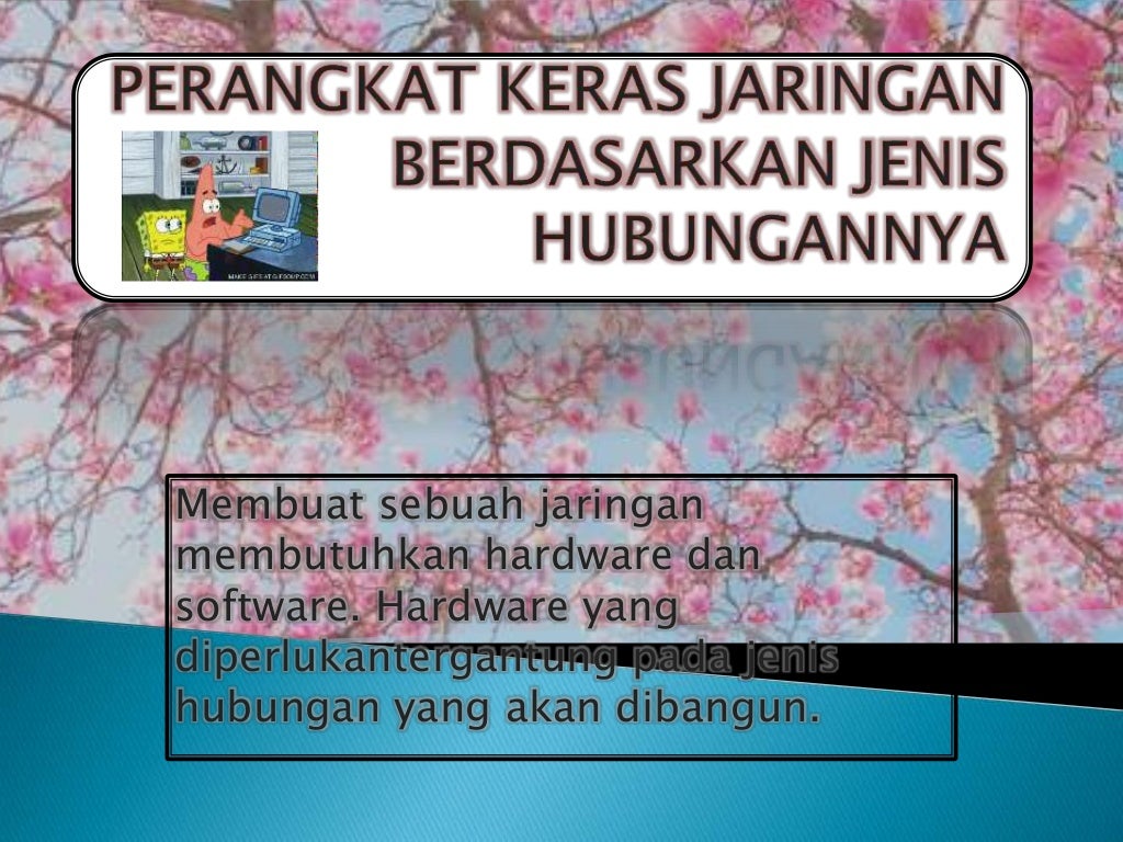 Perangkat keras jaringan berdasarkan jenis hubungannya