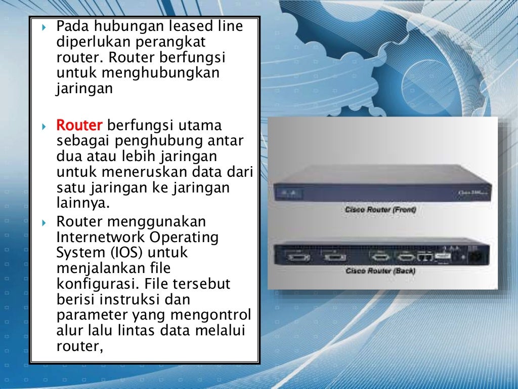 Perangkat keras jaringan berdasarkan jenis hubungannya