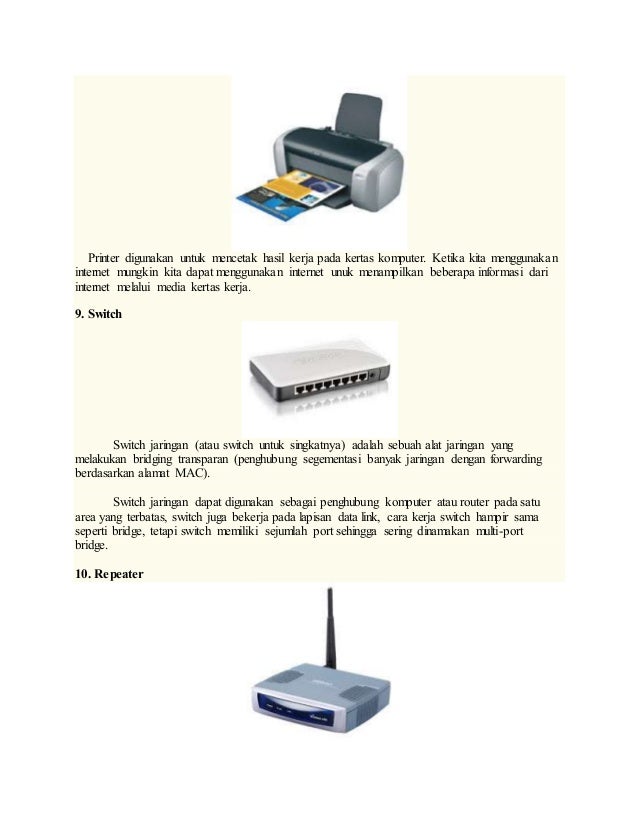 Perangkat Keras Utama Untuk Mengakses Internet Perangkat Keras Utama Untuk Mengakses Internet