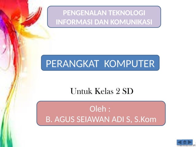 Perangkat komputer pembelajaran power point | PPT