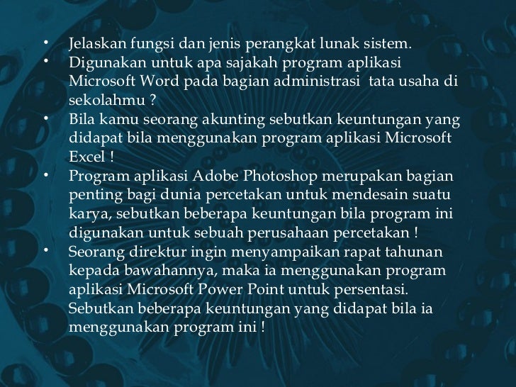 Perangkat Lunak Komputer