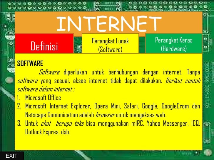 Perangkat mengakses internet