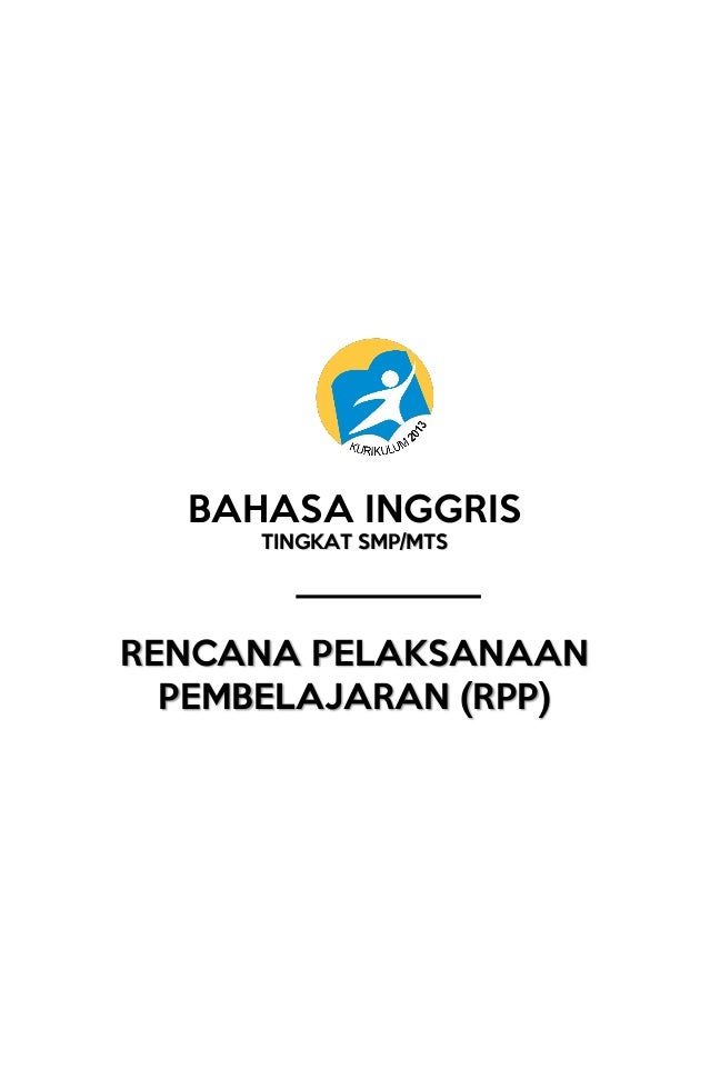 Perangkat Pembelajaran Kurikulum 2013  Bahasa Inggris 