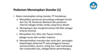 Pedoman Menetapkan Standar (1)
n
a
 