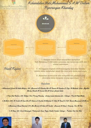 Nabi Muhammad SAW dan Perang Khandaq | PDF