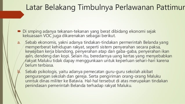 Perang Pattimura Perang Pattimura